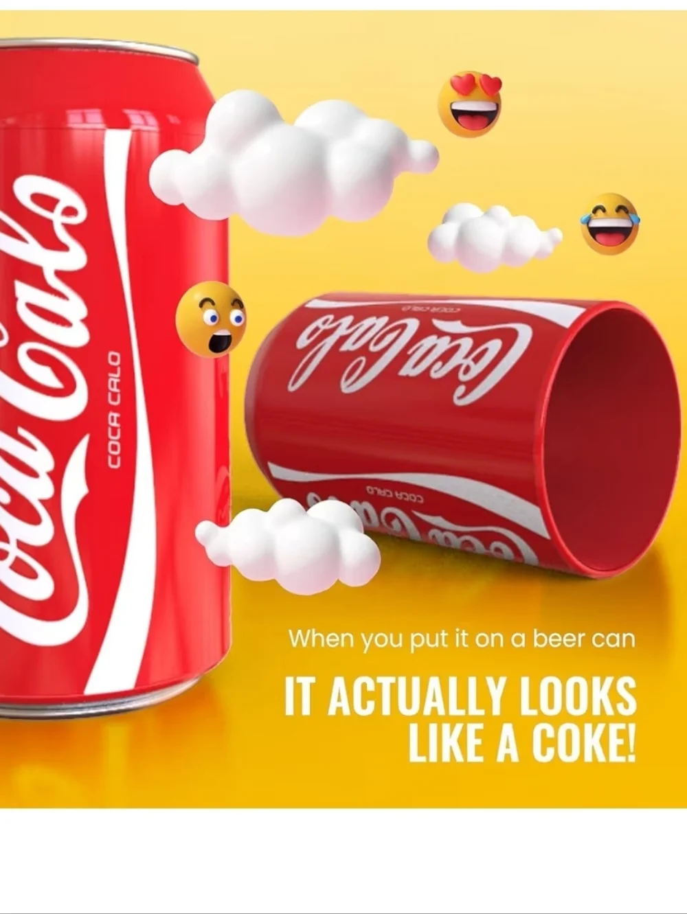 Coca Cola durable silicone